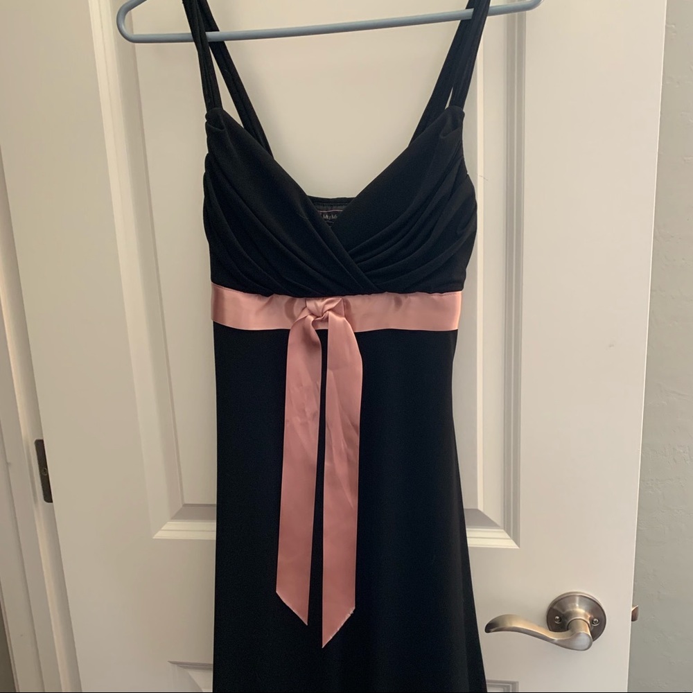 Black Dress Lace Bottom